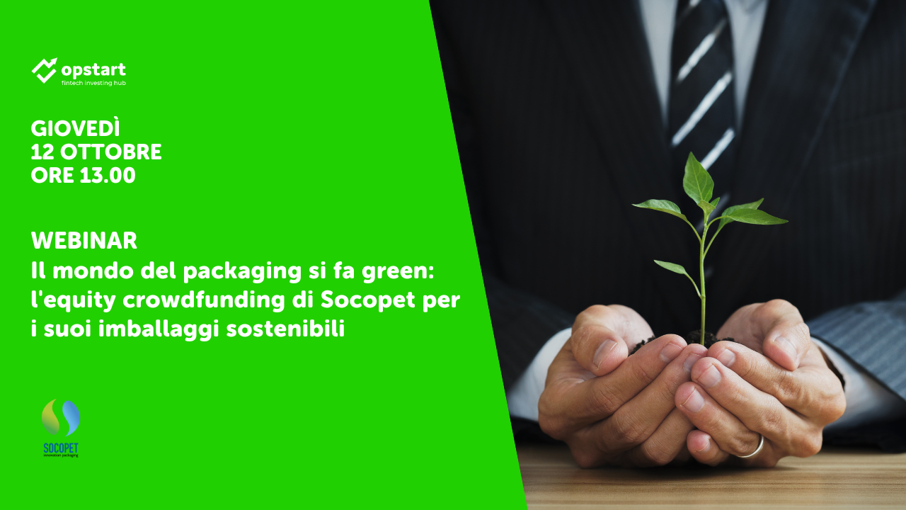 Scopri di più sull'articolo Il mondo del packaging si fa green: l’equity crowdfunding di Socopet per gli imballaggi sostenibili