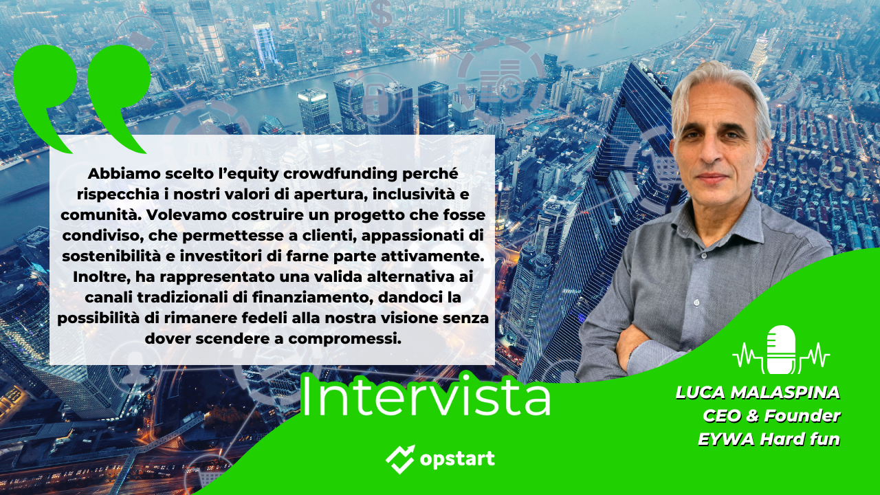 Al momento stai visualizzando Cosa succede dopo l’equity crowdfunding: la crescita di EYWA Hard Fun raccontata da Luca Malaspina